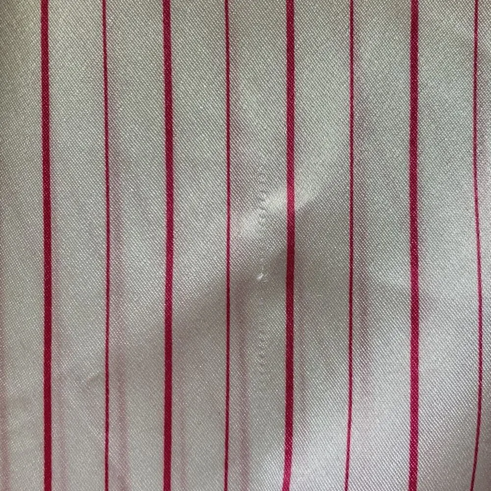 Victoria’s Secret Vintage Gold Label Button Front Nightgown White & Pink Striped